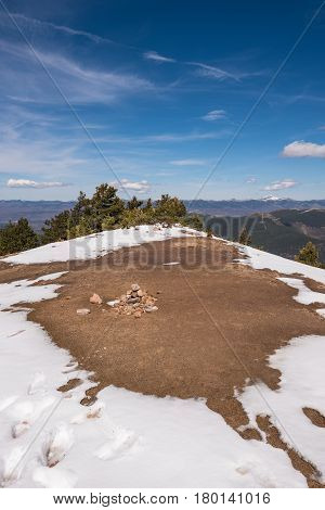 Winter Landscape Of Neila Lagoons Park In Burgos Demanda Mountain Range Castilla Y Leon Spain.