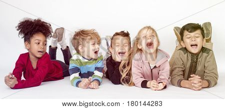 Schooler Friends Happiness Cute Playful