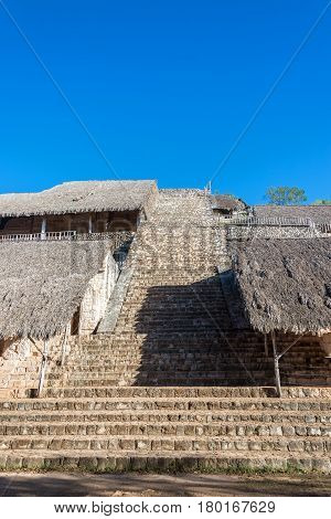 Ek Balam Pyramid View