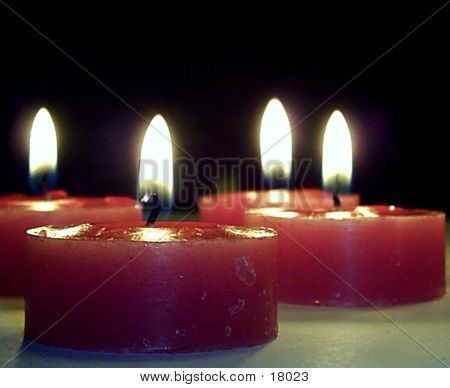 Candele rosse