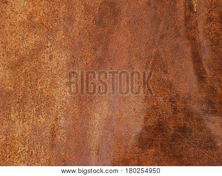 Grunge Style Rusted Metal Themed Texture Background