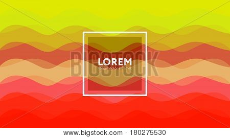 Vector Background In Orange Color Gamut. Abstract Background.