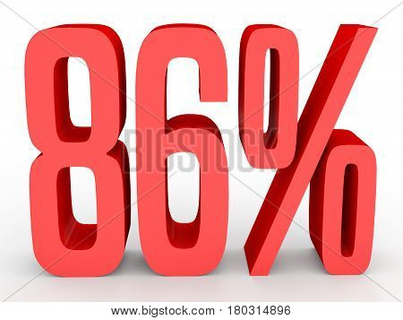 Eighty Six Percent Off. Discount 86 %.