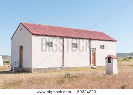 A church building converted into a school in Waterkloof a small village near Philippolis in the Free State Province