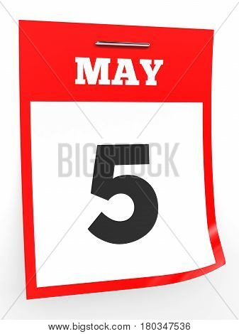 May 5. Calendar On Image & Photo (Free Trial) | Bigstock