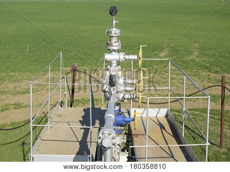 The Equipment And Technologies On Oil Fields. Oil Well