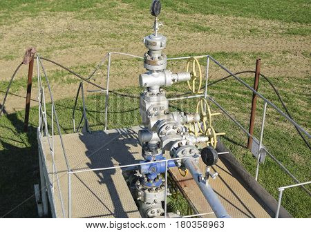 The Equipment And Technologies On Oil Fields. Oil Well