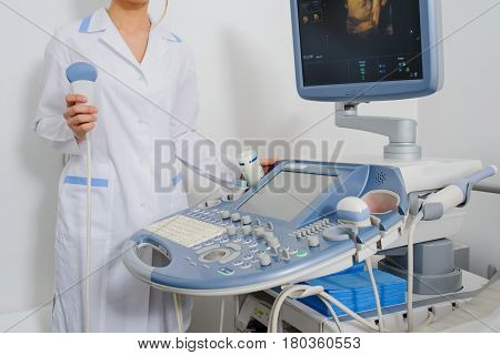 Ultrasound Examination Usg Machine