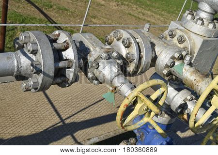The Equipment And Technologies On Oil Fields. Oil Well