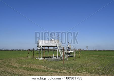 The Equipment And Technologies On Oil Fields. Oil Well