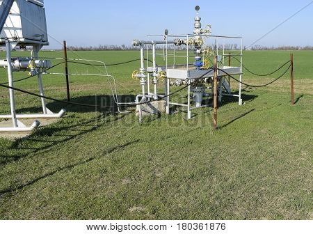 The Equipment And Technologies On Oil Fields. Oil Well