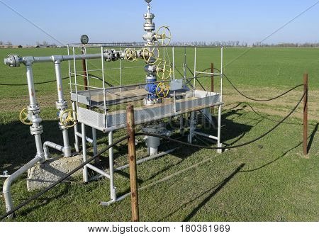 The Equipment And Technologies On Oil Fields. Oil Well