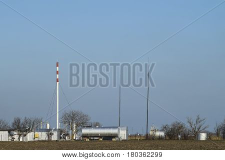 Separation Station For Oil And Gas Treatment. Oil And Gas Equipment.