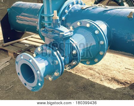 Dring Water Piping , Gate Valves And Reduction Member.