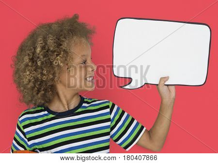 Little Caucasian Boy Smiling Chatbox