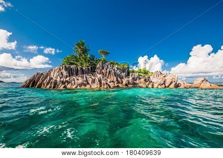 Beautiful St. Pierre Island at Seychelles