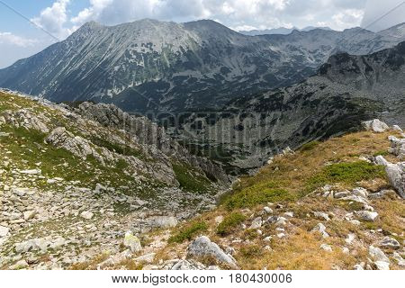 Amazing Panorama from Banderitsa pass, Pirin Mountain, Bulgaria