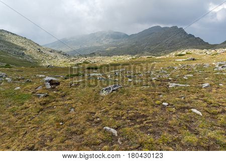 Amazing Panorama from Banderitsa pass, Pirin Mountain, Bulgaria