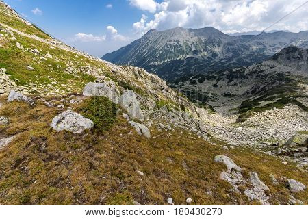 Amazing Panorama from Banderitsa pass, Pirin Mountain, Bulgaria