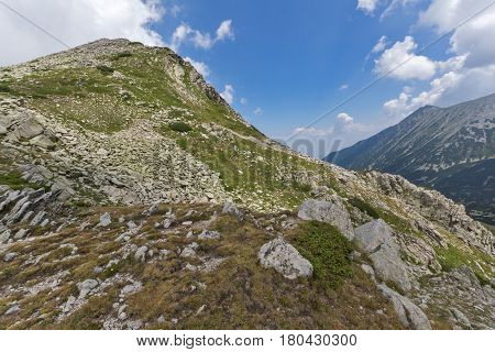 Amazing Panorama from Banderitsa pass, Pirin Mountain, Bulgaria