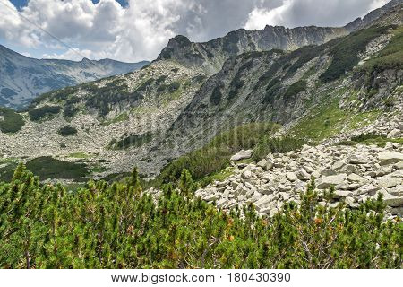 Amazing Panorama from Banderitsa pass, Pirin Mountain, Bulgaria