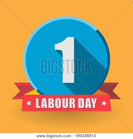 1 May Labour Day Greeting Card Or Background.