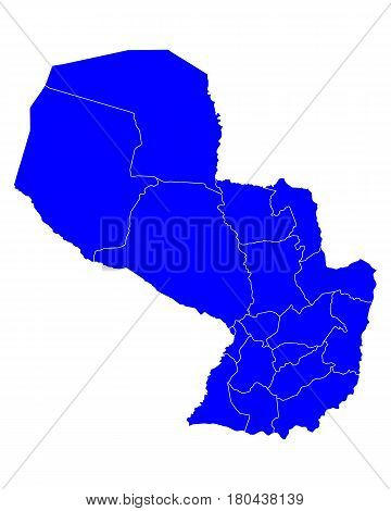 Map Of Paraguay