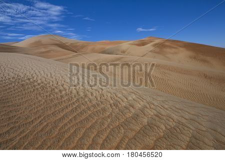 Sand dunes of Liwa desert in Abu Dhabi