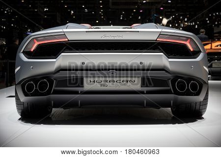 Lamborghini Huracan Rwd Spyder Sportscar