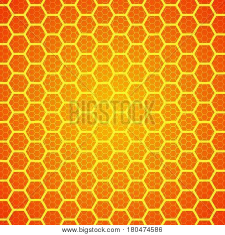 Hexagons honeycomb background abstract science design vector illustration