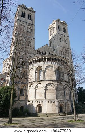 Romanesque church St. Gereon, Cologne, Germany, Europe