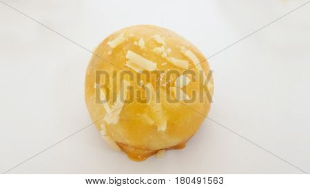 Nastar pineapple tart cookies with grated cheese topping indonesian cookies