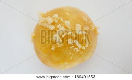Nastar pineapple tart cookies with grated cheese topping indonesian cookies