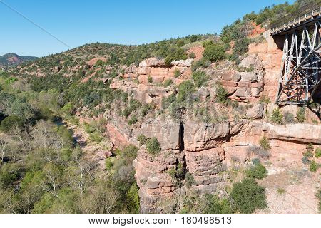 Bridge over Oak Creek in Sedona Arizona