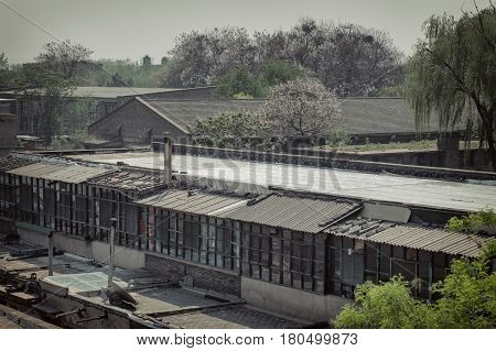 Photo of an old Factory on Pingyao China