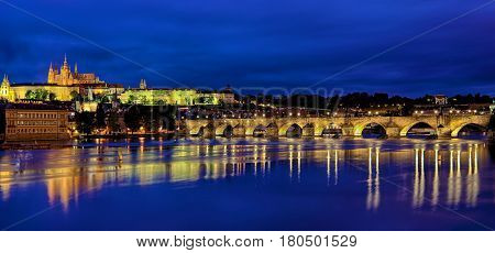 View from the city Prague - Czech Republic