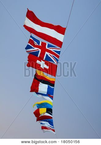 bichas de vários países europeus
