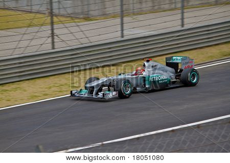 Michael Schumacher Shanghai International Circuit 2011