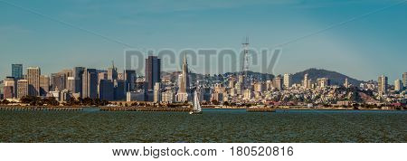 San Francisco skyline shot from Berkeley Ca.