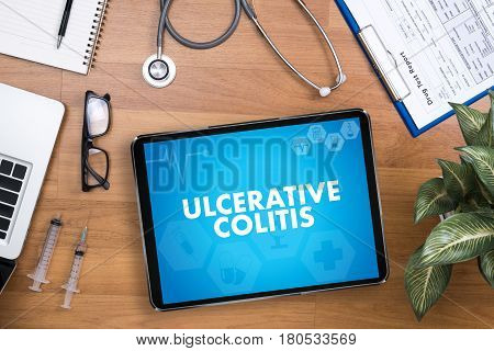 Ulcerative Colitis Healthcare Modern Medical Doctor Concept