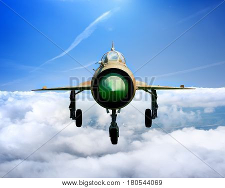 MiG-21  Soviet multipurpose jet plane in flight