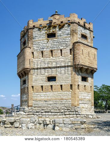 Monreal Tower is a defensive structure built in the thirteenth century on a watchtower southwest of Tudela Spain