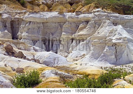 A view of Paint Mine Park near Calhan east of Colorado Springs CO