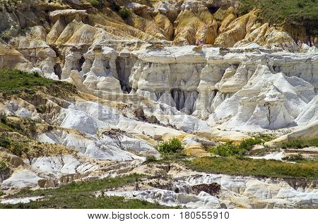 A view of Paint Mine Park near Calhan east of Colorado Springs CO