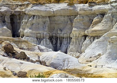 A view of Paint Mine Park near Calhan east of Colorado Springs CO
