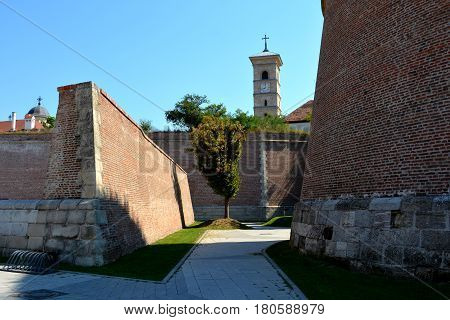 Medieval fortress Alba Iulia, Transylvania. The modern city is located near the site of the important Dacian political, economic and social centre of Apulon, which was mentioned by the ancient Greek geographer Ptolemy