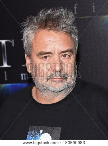 LOS ANGELES - MAR 28:  Luc Besson arrives for the CinemaCon 2017-STX Films 