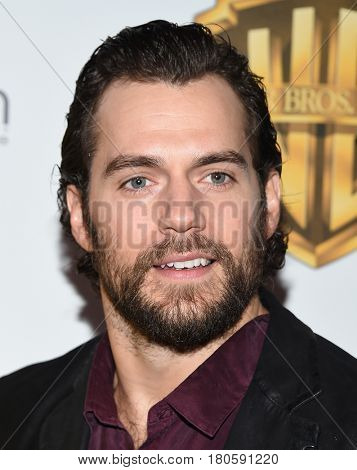 LOS ANGELES - MAR 29:  Henry Cavill arrives for the CinemaCon 2017-Warner Brothers on March 29, 2017 in Las Vegas, NV                