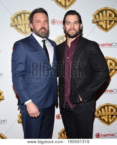 LOS ANGELES - MAR 29:  Ben Affleck and Henry Cavill arrives for the CinemaCon 2017-Warner Brothers on March 29, 2017 in Las Vegas, NV                