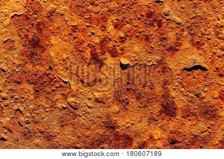 Rusty iron texture, rust corroded background.